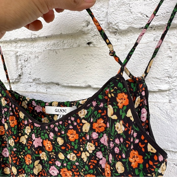 GANNI Joycedale slip dress 100% silk size XS (fits like XXS) - Picture 12 of 14